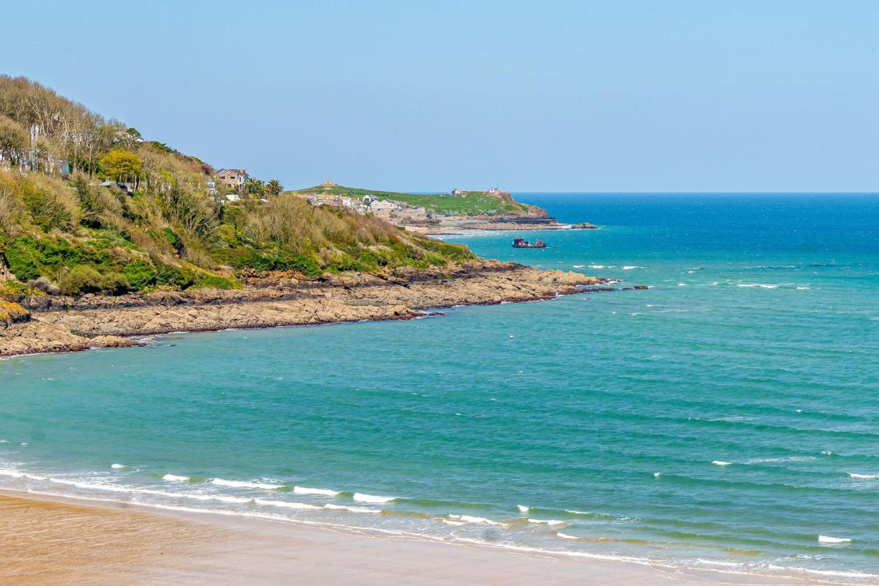 Carbis Bay - Luxury 3 Bed Penthouse Apartment With Sea Views Parking Sauna Balcony Bagian luar foto