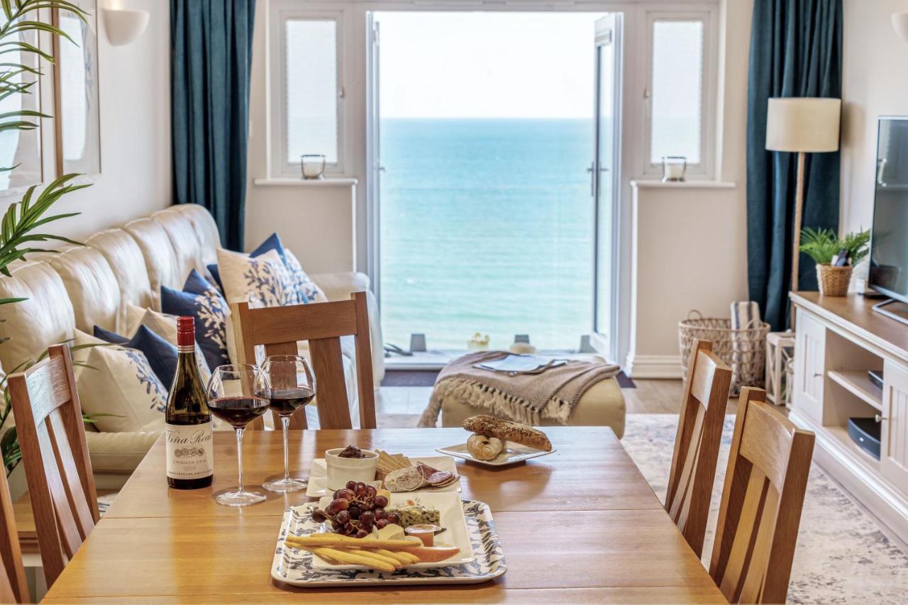 Carbis Bay - Luxury 3 Bed Penthouse Apartment With Sea Views Parking Sauna Balcony Bagian luar foto