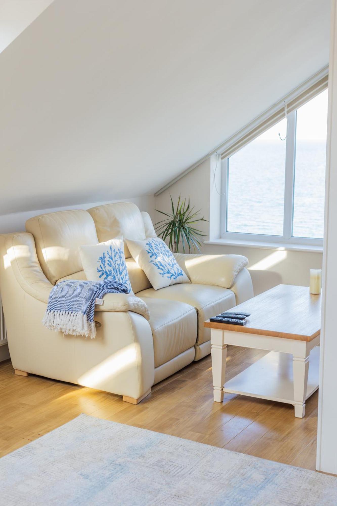 Carbis Bay - Luxury 3 Bed Penthouse Apartment With Sea Views Parking Sauna Balcony Bagian luar foto